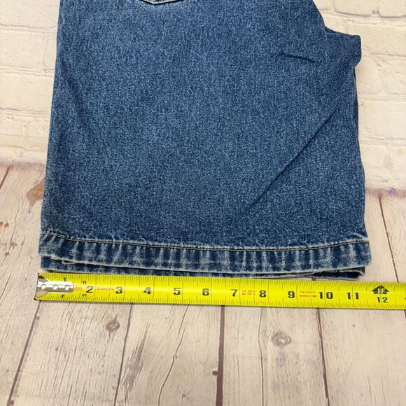 Vintage Tommy Hilfiger Men Jean Denim Shorts Size 32 Baggy Y2K Utility C025 -4 - Picture 8 of 16